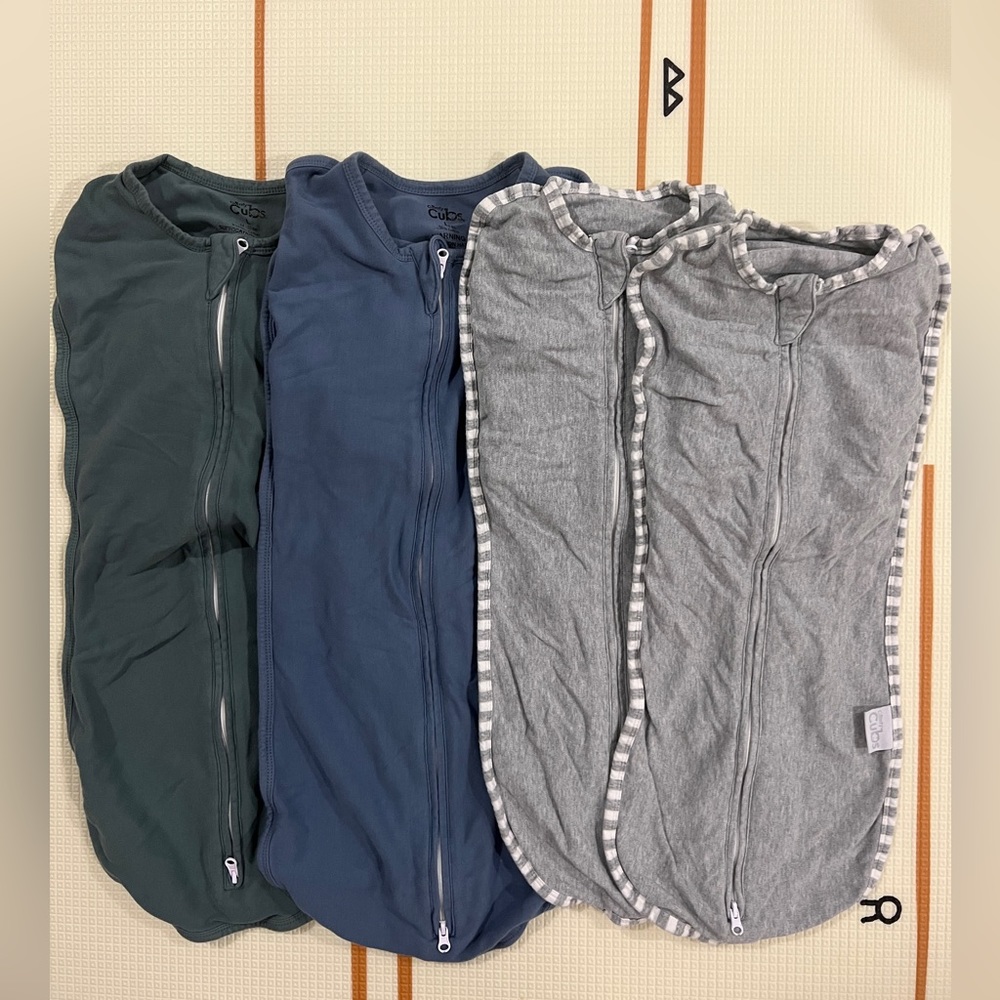 Clean and gently used 4x Sleep Sacks from Comfy Cubs